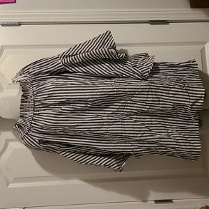 Black and white stripped shirt